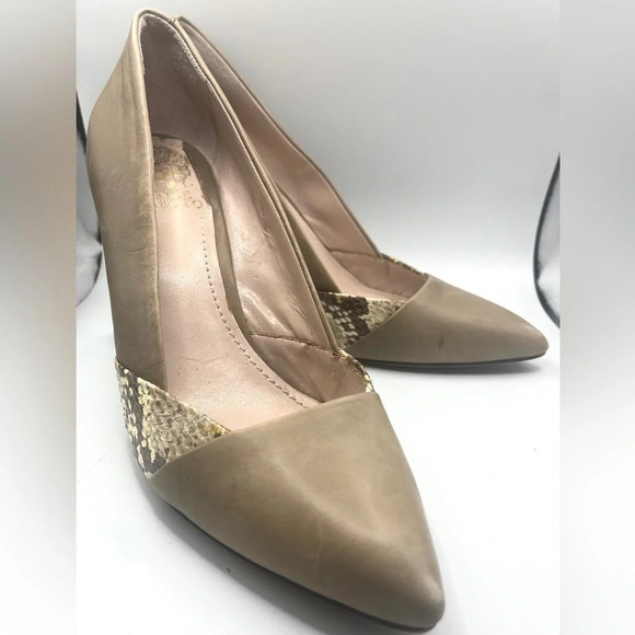 Vince Camuto Snakeskin Pumps - Picture 1 of 5